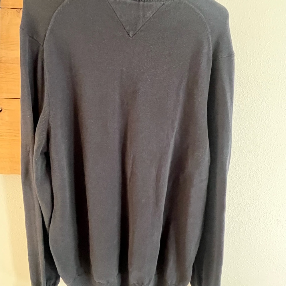 Tommy Hilfiger Men's Black Half-Zip Pullover Sweater NWT - Picture 4 of 4